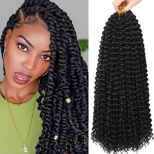 Ubeleco 18 Inch Passion Twist Hair - Pack of 2